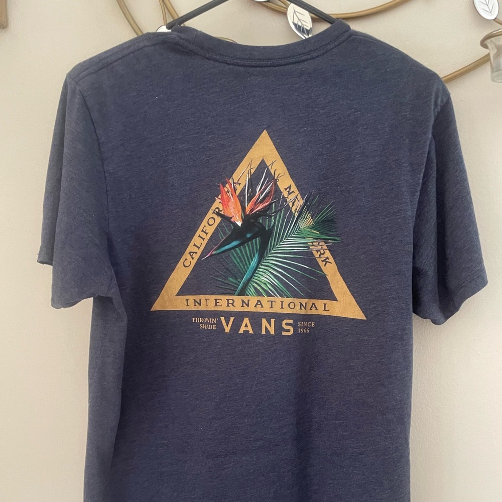 Dark Blue Vans Graphic Tee
